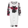 thumbnail image 1 of Argulvti Halloween Pajamas for Family Cute Black Cat Print Long Sleeve Raglan Tops + Pants Set Fall Sleepwear, 1 of 8