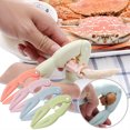 thumbnail image 3 of Crab Claw Shaped Seafood Cracker, Portable Efficient Sheller Tool, 5.1 Inch Plastic Crab Leg Cracker Nut Cracker,Seafood Cracking Utensil for Easy Shelling (Pink), 3 of 3