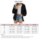 thumbnail image 3 of Chaqueta Casual de Mujer, Chaqueta Suelta para Mujeres Poliéster Fibra de Fibra de Manga Lavable de Hojaldre Exquisito Color Suelto PARA Interiores, 3 of 6