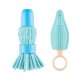 thumbnail image 1 of Shake 360 degrees in a fine combination of portable bottle brush swish travel silicone liquid pacifier cleaning brush cup brush (blue), 1 of 3