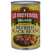 La Preferida Refried Black Beans, 15 oz (Pack of 12)