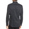 thumbnail image 3 of John Varvatos Mens Navy Speckle Long Sleeve Slim Fit Button Down Casual Shirt XL, 3 of 4