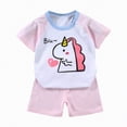 thumbnail image 4 of NOLDARES Toddler Baby Boy Clothes Boys Summer Outfits T-shirt Dinosaur Boy Short Sleeve Set 18 Months-4T Blazer,3-6 M, 4 of 4
