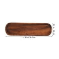thumbnail image 2 of Homng New Arrivals! Tray*1 Acacia Wood Tray, Wood Dough Bowl Hand Carved Table Display Wooden Bowls Decorative Table Centerpiece for Kitchen, 2 of 2
