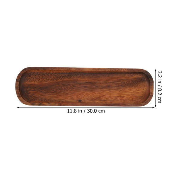 Indoor Carved Wood Decorative Dough Bowl,Wooden Dough Bowl Long Tray Decor for Table Centerpieces Dining Room Decor,Handmade Decorative Bowl for Home Decor,Bathroom,Kitchen,Counter and More