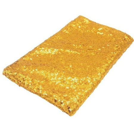 

Touiyu gold sequin tablecloth party event wedding party Christmas decoration gold 24inch-60cm