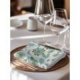 thumbnail image 6 of Teal Paisley Floral Cloth Napkins Set of 8 Reusable Dinner Napkins, Boho Traditional Vintage Ethnic Cocktail Napkin Washable Table Napkins for Wedding/Holiday Party/Baby Shower 20"x20", 6 of 7
