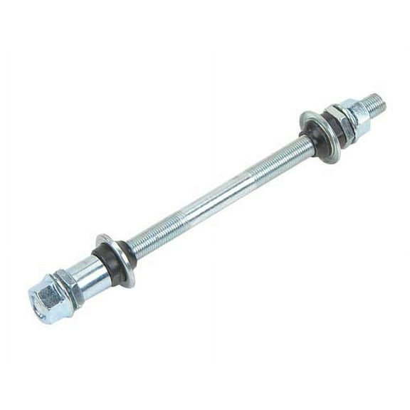 10 Speed Rear Hub Axle 3/8x185mm. bicycle axle, bike axle, lowrider, beach cruiser, chopper, mountain