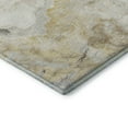 thumbnail image 3 of Addison Rugs Mayfield Premium Machine Washable Transitional Abstract Gold Round Rug, 8' x 8', 3 of 6
