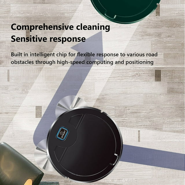 Spring Saving!Intelligent Sweeping Robot Household Automatic Cleaning, 3 In 1 Robotic Vacuum Cleaner with Watertank,Fully Automatic Sweeping and Dragging Integrated Charging Usb Home Vacuum Cleaner