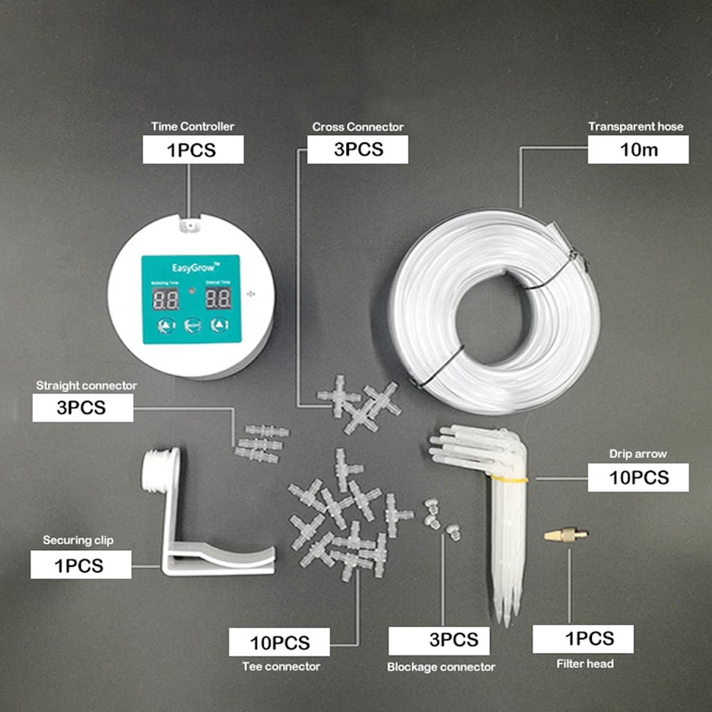 Drip Irrigation Tool Water Pump Timer System Garden Automatic Watering Device Drip Irrigation Tool Water Pump Timer System Garden Automatic Watering Device