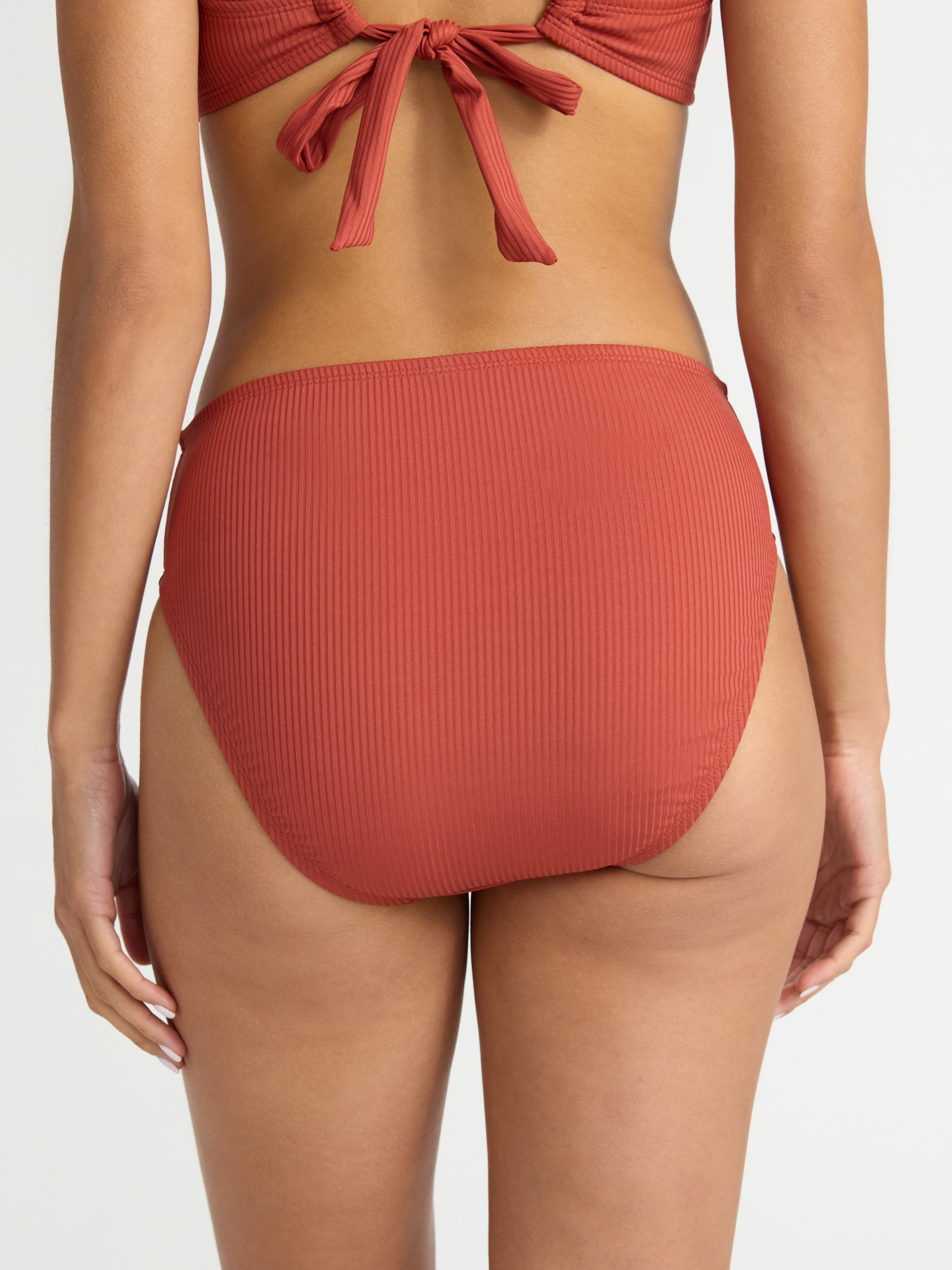 Time and Tru Women’s and Women's Plus Hi Cut High Rise Bikini Bottoms, Sizes XS-2X