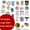 B02- Large size -33 designs, variant on 75 Designs Nurse Stickers for Water Bottles and Laptop, Nursing Stickers for Nurse Students, Nurses, and Healthcare Workers, Waterproof, Reusable, No Residue Vinyl Decal Nurse Gift