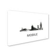 thumbnail image 3 of Trademark Fine Art 'Mobile Alabama Skyline WB-BW' Canvas Art by Marlene Watson, 3 of 4