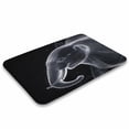 thumbnail image 3 of Elephant Printed Black Bath Rug Non-Slip Soft Microfiber Bathroom Rugs Washable Bathmat, Funny Animal Decor for Tub Shower Room Floor, 24x16 Mat, 3 of 8