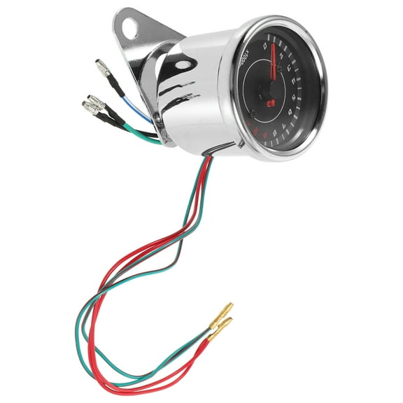 HEMOTON  Motorcycle Instrument Digital Speedometer Motorbike Speeds Gauges Silver