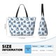 thumbnail image 4 of Fotbe Cute Hippos Bolsa de Viaje para Playa - Resistente al Agua, Bolsa Tote de Gran Capacidad y Ligera con 7 Bolsillos para Mujeres y Hombres, 4 of 7