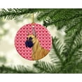 thumbnail image 2 of Great Dane Valentine's Love and Hearts Ceramic Ornament, 2 of 3