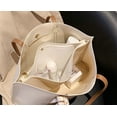 thumbnail image 5 of MMYGU Fashion Tote Bag for Women Chic PU Leather Large Shoulder Bag Purse Silk Scarf Pendant, 5 of 6
