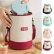 thumbnail image 1 of Fiudx Bolsa Cilíndrica Térmica para Almuerzo, Diseño Multicapa, Mantiene La Comida Caliente o Fría, Tela Repelente Al Agua y Al Aceite, Gran Capacidad para Comidas y Refrigerios, Ideal para Uso En Ex, 1 of 7