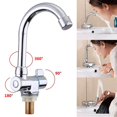 thumbnail image 2 of 2X Caravan Boat 360 Degree Rotation Copper Basin Faucet Folding Cold Water Faucet Tap Kitchen Bathroom, 2 of 7