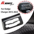 thumbnail image 3 of 1pcs Interior Central Control A/C Air Conditioning Adjust Panel Cover Trim fit for Dodge Charger 2015-2023, Auto Decoration Accessories, Black Carbon Fiber Look, 3 of 6