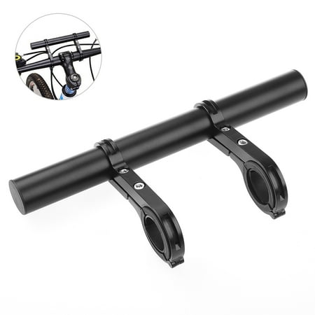 - RUNACC Lightweight Double Bicycle Extender Mount Aluminum Alloy Bicycle Handlebar Extension Bracket, Ideal for 1.3-Inch Handlebars, Black