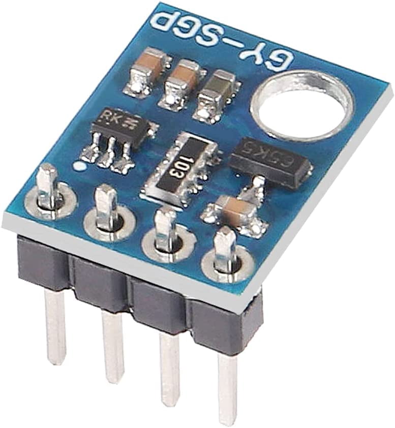 CATPAN 2PCS SGP30 Air Measurement Gas Sensor TVOC/eCO2 Air Quality Carbon Dioxide Detector to Replace CCS811 Carbon Dioxide CO2 VOCs Air Quality Gas Sensor Module for Arduino 2PCS