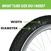 Slime Extra Strong Self-Sealing Bicycle Inner Tube Schrader 20 x 1.5-2.125, 2 Pack