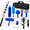 Blue-20 FT, variant on Blue 24 FT Telescoping Extension Pole Duster Kit for High Ceiling Cleaning