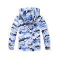 thumbnail image 2 of MGEOY Boys Rain Jackets Lightweight Waterproof Hooded Raincoats Windbreakers for Kids, 2 of 7