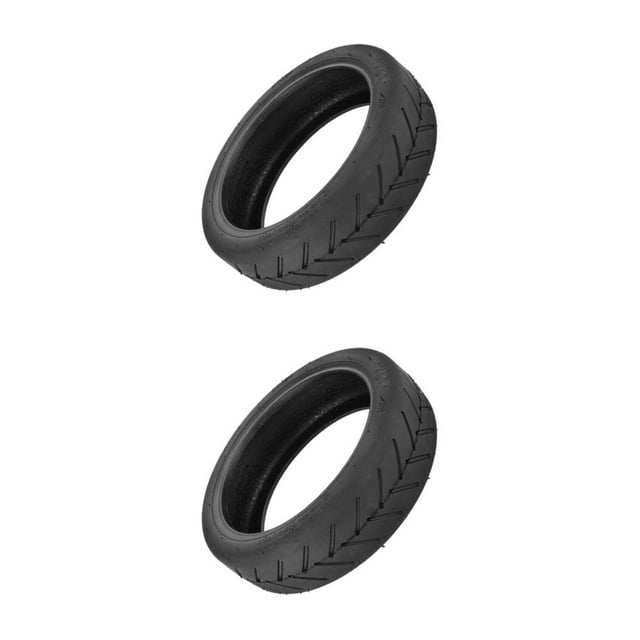 Maytalsory 2 Pcs/Ensemble Pneu de Trottinette Léger et Durable pour Trottinette Électrique Roue pour Trottinette Électrique Accessoire de Trottinette Électrique black2 2Ensemble