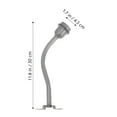thumbnail image 2 of LIFKOME Light Supplies Lamp Pole Silver Metal Industrial Lighting 1Set, 2 of 8