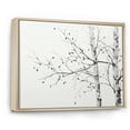 thumbnail image 2 of Designart "Monochrome Birch Serenity II" Tree Birch Floater Framed Wall Decor, 2 of 5