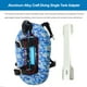 thumbnail image 5 of Eigraketly Adaptador de tanque único de buceo, soporte profesional, adaptadores de placa trasera, pieza BCD de buceo, accesorios para deportes Deportes acuáticos Plata, 5 of 6
