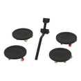 thumbnail image 3 of Kit de 5 elevadores de muebles de alta resistencia para transporte y mudanzas, ideal para casa, oficina y garaje., 3 of 14