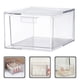 thumbnail image 4 of Cajón de almacenamiento apilable Bin de escritorio de almacenamiento transparente Bin de almacenamiento apilable, 4 of 5