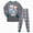 boy outfits-Grey, variant on TOWED22 Fall Winter Toddler Boy Outfits 2Pcs Long Sleeve Graphic Round Neck Pullover Top Elastic Waist Joggers Soft Clothes Set(Grey,2-3 Y)