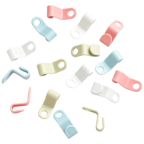 50 Pcs Clothes Hanger Connector Hooks, Heavy Duty Cascading Hanger Hooks, Plastic Cascading Hangers, Space Saving Organizer Hanger for Closet, 1.77x0.7 inch