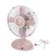 thumbnail image 5 of Mini ventilador de escritorio, ventiladores portátiles personales, ventilador de aire fresco para interiores, 2 velocidades, refrigeración pequeña Rosa claro, 5 of 9