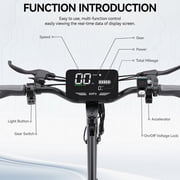 900W Peak OOTD T10 Electric Scooter for Adults, 31MPH Top Speed 48V Battery 28Mile Long ranges,11 Off-Road Foldable E-Scooter