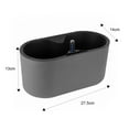 thumbnail image 2 of Desktop Self Watering Planter Pots With Water Level Indicator For Plants Flowers Herbs, 2 of 2