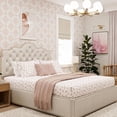 thumbnail image 3 of Pink Heart Sheets Full Bedding Set - Super Soft 4 Piece Heart Bed Sheets for Girls with Fitted Sheet, Flat Sheet & 2 Pillowcases - Cute Pink Heart Bedding & Room Décor for Kids & Teens, 3 of 9