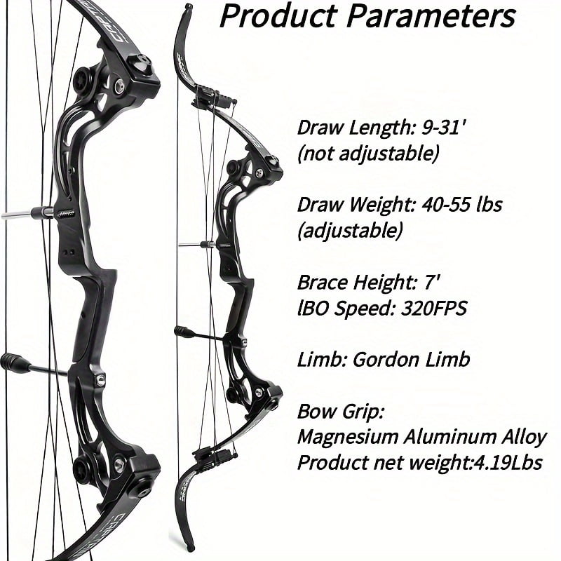 F164 Eagle Bow Aluminum Alloy Recurve Bow Set Includes multiple accessories and arrows For outdoor archery