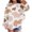 Rose Gold, variant on Ruyang Kids Crewneck Sweatshirt Animal Spotted Long Sleeve Pullover Oversized Baggy Casual Tops Fall Clothes for Girls Boys
