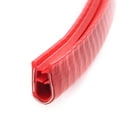 thumbnail image 2 of ZS 10feet Car Door Trim Edge Lock Guard Moulding Rubber Seal Strip Protector Universal Red, 2 of 11