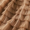 thumbnail image 5 of EHRWE Skirts For Women A Line Pleated Skirt Long Tutu Skirt Ruffle Mesh Vintage Calf Length Chiffon High Waist Skirt For Party, 5 of 6