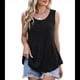 thumbnail image 2 of Camisetas Sin Mangas para Mujer, Túnicas Básicas de Verano, Ropa Suave, Conjuntos Casuales de Moda 2025. Negro L, 2 of 10