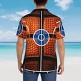 thumbnail image 5 of Men's Funky Hawaiian Shirt Short Sleeve Button Down Shirts Beach Party Holiday, 5 of 8