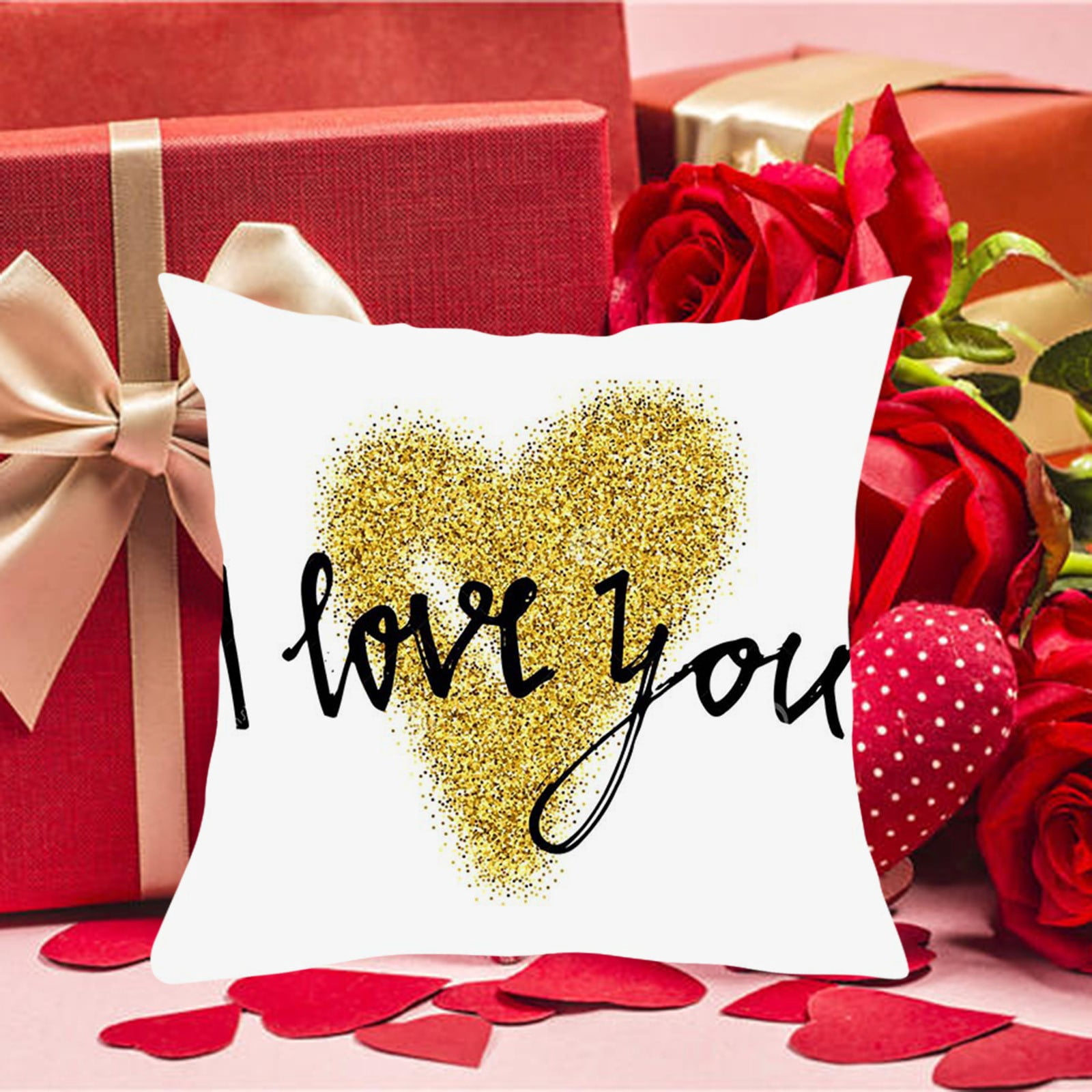 Lovehome Happy Valentine's Day Decoration Decorative Throw Pillow Cover  Cushion Case For Sofa Couch Home Decor - Walmart.com